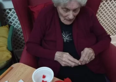 making poppies