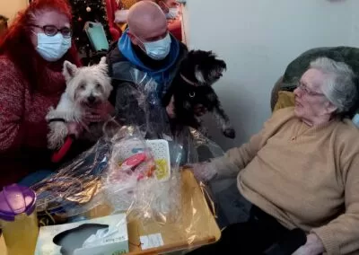 Visits from pets on Christmas day