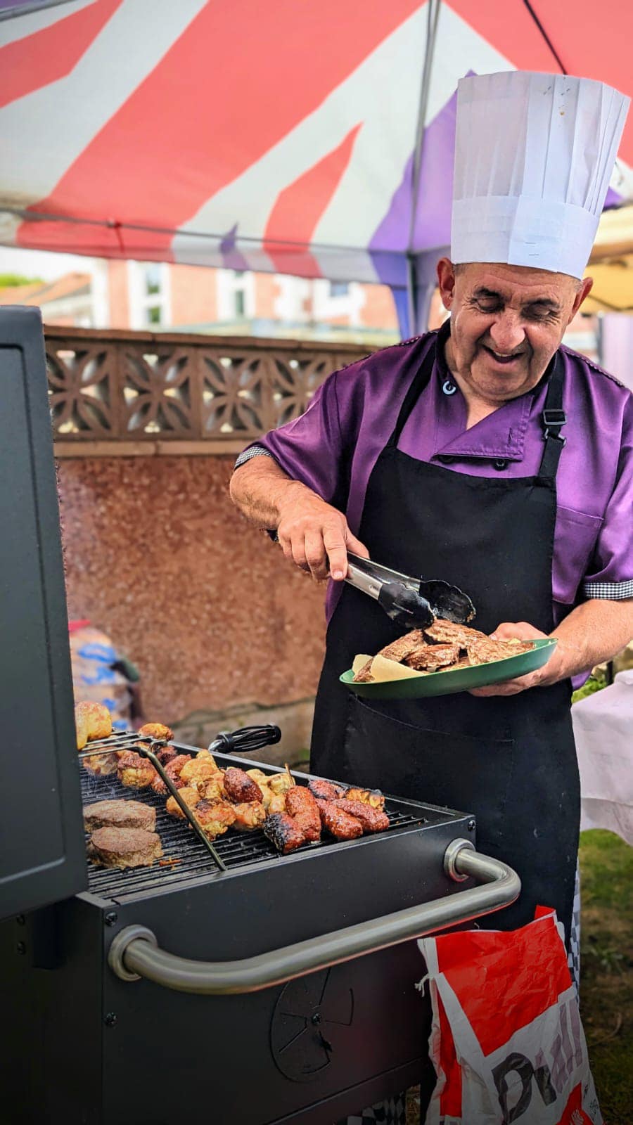 Our Chef doing our BBQ